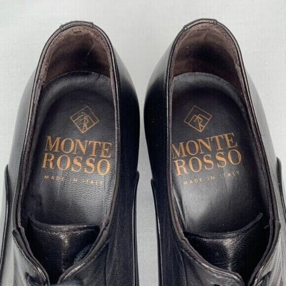 Monte Rosso Lazio Cap Toe Oxford Men in Black Size 7M Pre-owned main image 6